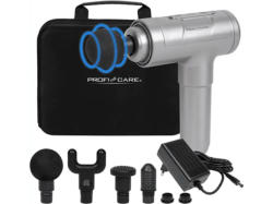 Profi Care PC-MP 3087 Massagepistole, mit 4 Aufsätzen, Silber