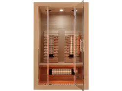 Sanotechnik SB10120 Malmö 2 Infrarotkabine Personen 120x105x190 cm (350 Watt); Infrarotkabine 2 Personen 120x105x190 cm