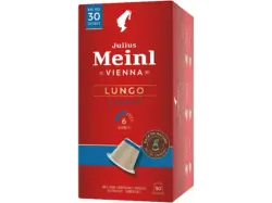 Julius Meinl Lungo Classico Biologisch Abbaubare Kaffeekapseln, 30 Stück, Kompatibles System: Nespresso