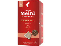 Julius Meinl Espresso Crema Biologisch Abbaubare Kaffeekapseln, 30 Stück, Kompatibles System: Nespresso