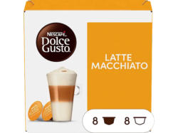 Dolce Gusto Latte Macchiato Kaffeekapseln, 16 Stück (8x Kaffee 8x Milch), Kompatibles System: Nescafé Dolce Gusto