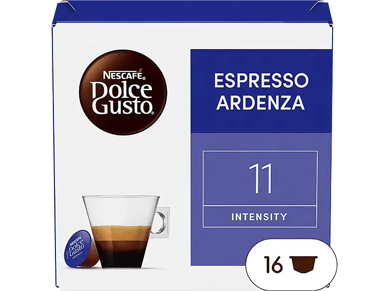 Dolce Gusto Espresso Ardenza Kaffeekapseln, 16 Stück, Kompatibles System: Nescafé Dolce Gusto