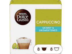 Dolce Gusto Cappuccino Fettarm & Ungesüßt Kaffeekapsel, 8x Milch Kaffee, Kompatibles System: Nescafé Dolce Gusto