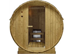 Sanotechnik TROMSÖ L Fasssauna für 4 Personen (6 kW)