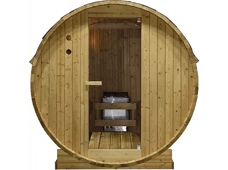 Sanotechnik TROMSÖ L Fasssauna für 4 Personen (6 kW)