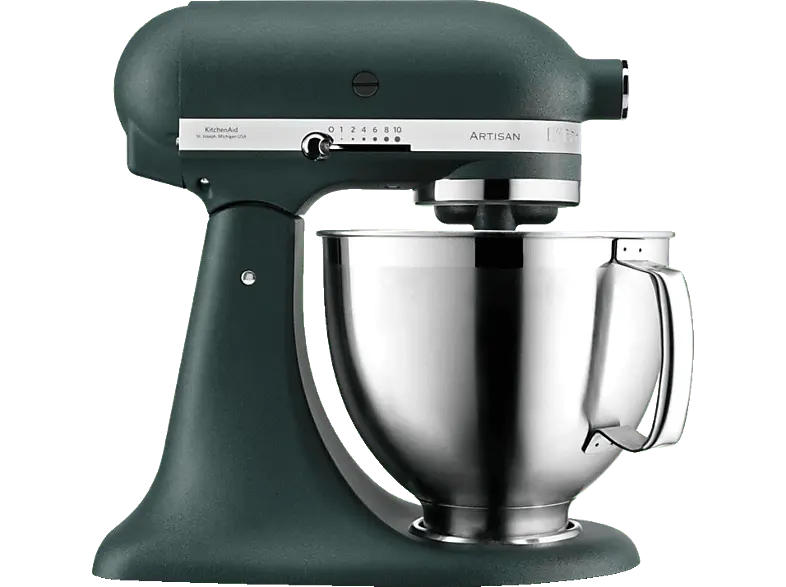 Kitchen Aid 4.8l Küchenmaschine 5KSM185PSEPP Pebbled Palm Kiesgrün (Rührschüsselkapazität: 4,8 l, 300 Watt)