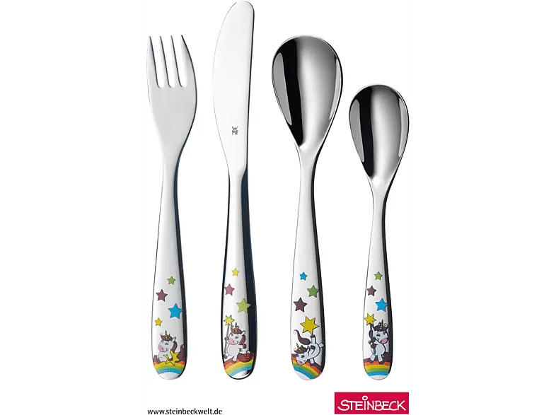 WMF 12.8605.6040 Unicorn 4-tlg. Kinderbesteck-Set