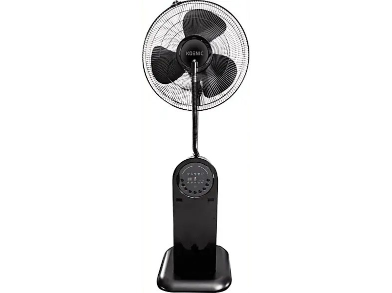 Koenic KSFW 40322 TRC Ventilator Schwarz (95 Watt, mit Fernbedienung, 3 Geschwindigkeitsstufen, Timerfunktion 8 Std.)