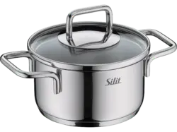 Silit Extra Cook Mini Bratentopf 12cm (alle Herdarten, Silber, 18/10 Crominox Edelstahl)