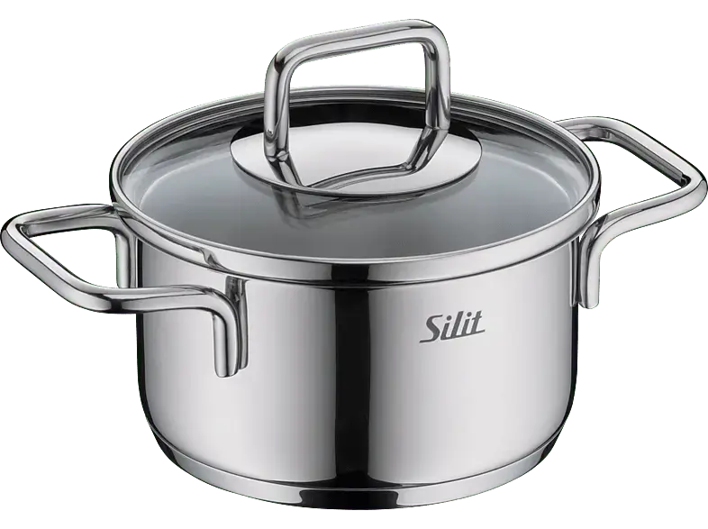 Silit Extra Cook Mini Bratentopf 12cm (alle Herdarten, Silber, 18/10 Crominox Edelstahl)