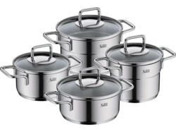 Silit Extra Cook Mini 4tlg Set (alle Herdarten, Silber, 18/10 Crominox Edelstahl)