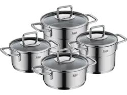 Silit Extra Cook Mini 4tlg Set (alle Herdarten, Silber, 18/10 Crominox Edelstahl)
