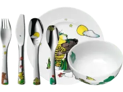 WMF 12.9410.9964 Janosch 6-tlg. Kinderbesteck-Set; Kinderbesteck-Set