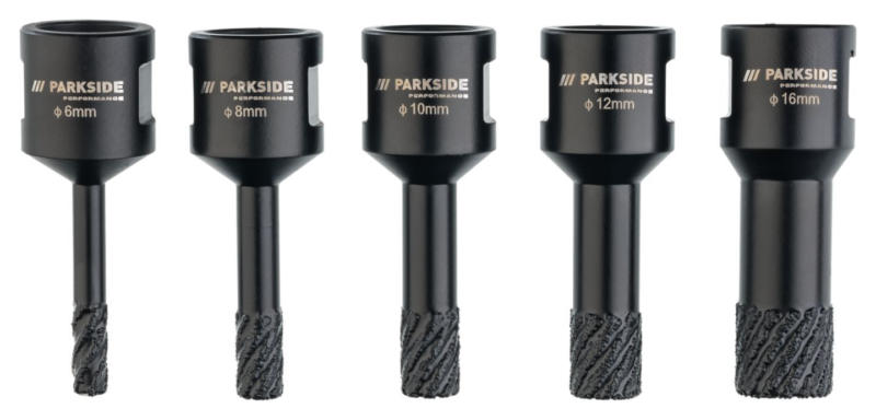 Parkside® Performance Диамантени боркорони различни видове