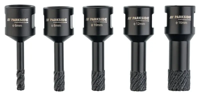 Parkside® Performance Диамантени боркорони различни видове