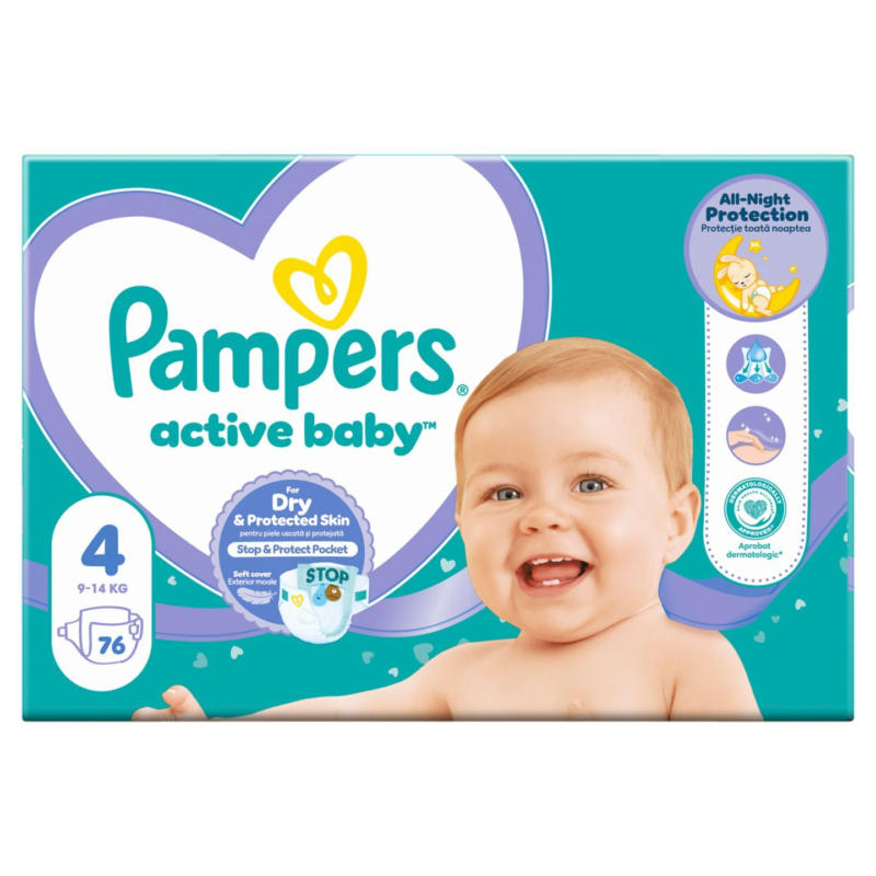 Pampers Active Baby Бебешки пелени