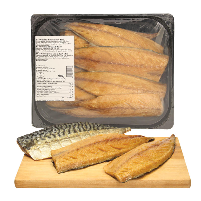Makrelenfilet heißgeräuchert,