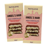 Mix Markt Angels Hair Milk Chocolate - Vollmilchschokolade mit Pistaziencremefüllung und Pishmaniye-Füllung - bis 31.05.2025