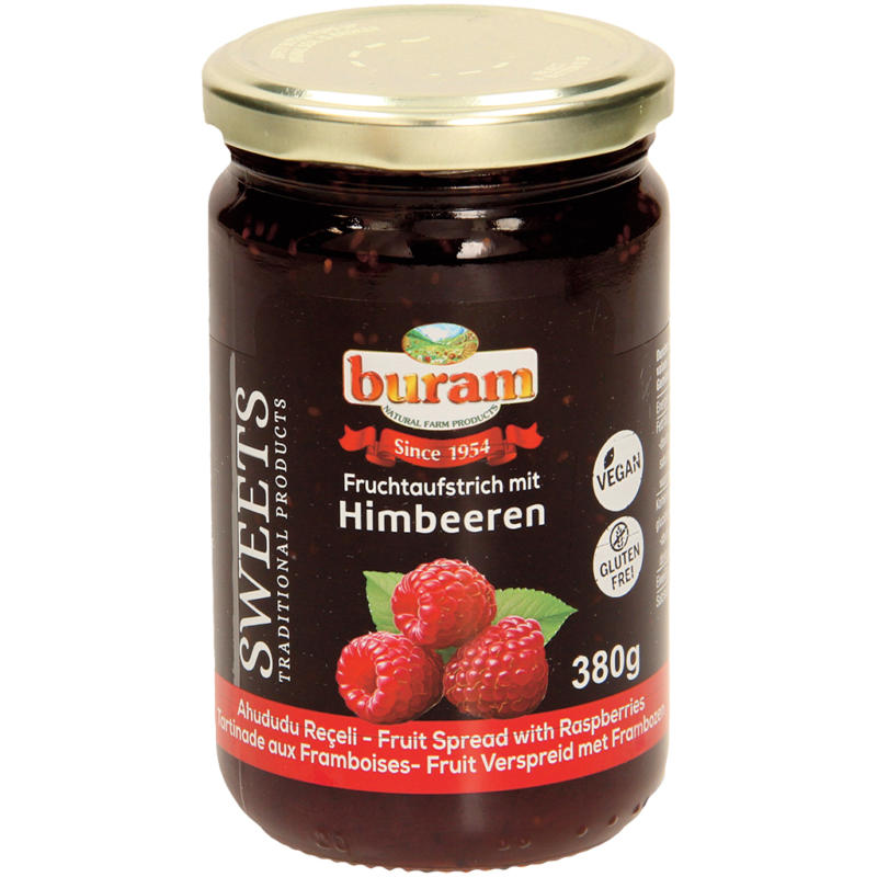 Fruchtaufstrich mit Himbeeren