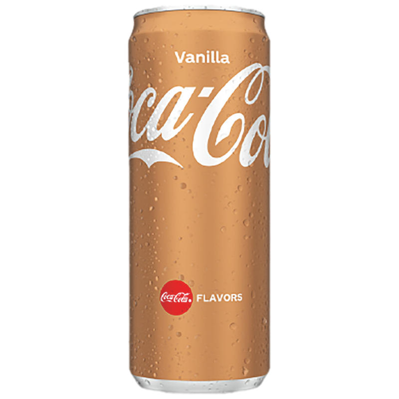 Coca-Cola Vanilla - Koffeinhaltiges Erfrischungsgetränk mit Pflanzenextrakten und Vanillegeschmack