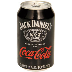 Jack Daniels & Coca-Cola, 10% vol.