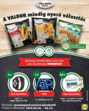 Valdor-Lidl Nyereményjáték 2025.06.22-ig