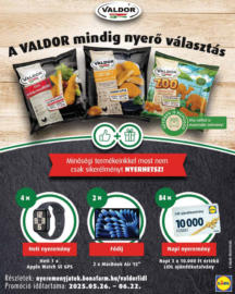 Valdor-Lidl Nyereményjáték 2025.06.22-ig