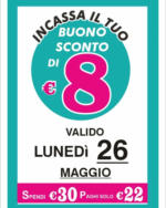 EUROSHOP Monopoli Buono sconto di 8€ - al 26.05.2025