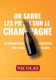 ON SABRE LES PRIX SUR LE CHAMPAGNE