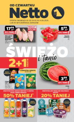 Pogląd oferty "Netto gazetka - Spożywcza" - ważna od 29.05.2025