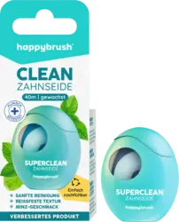 happybrush Zahnseide Clean gewachst