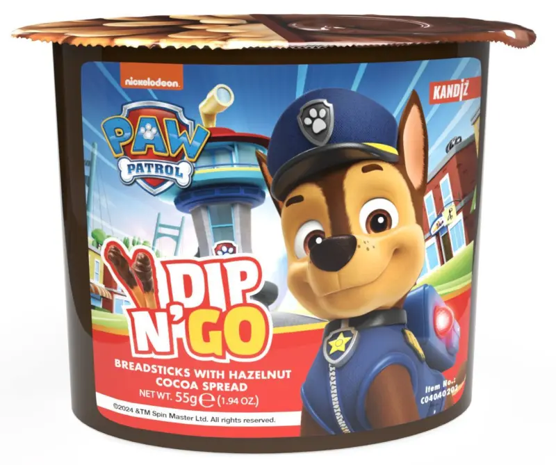 Nickelodeon Гризини с дип течен шоколад