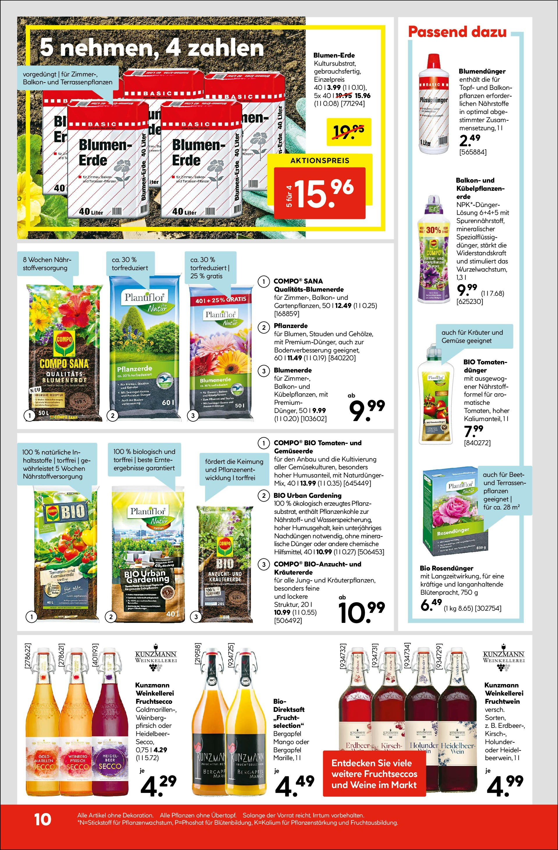 HELLWEG Kirchdorf An Der Krems von 05.06.2025 - Aktuelle Angebote | Seite: 10 | Produkte: Erdbeeren, Gemüse, Mango, Wein
