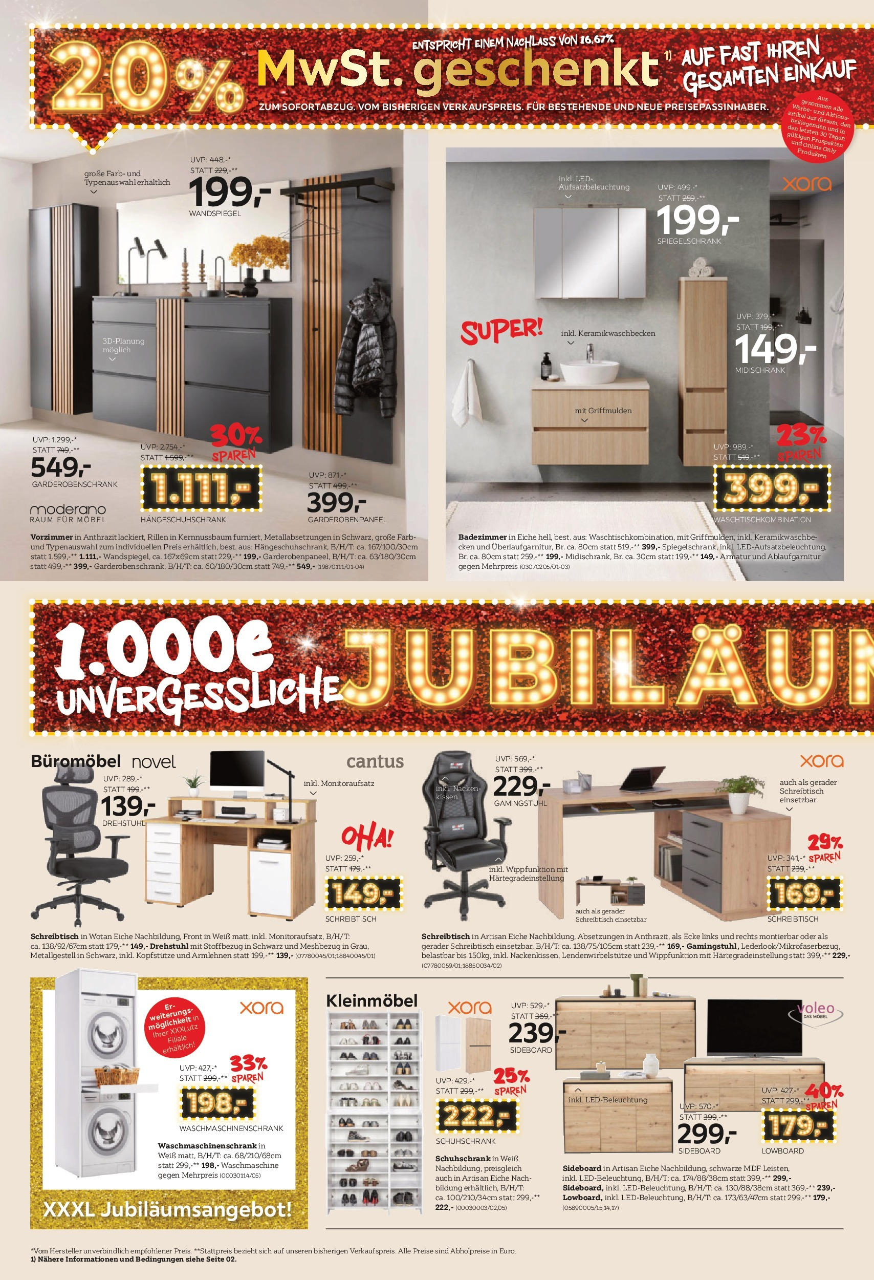 XXXLutz Prospekt aktuell von 17.06.2025 - Aktuelle Angebote | Seite: 6 | Produkte: Waschmaschine, Kissen