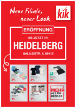 KiK KiK: Neueröffnung in Heidelberg - bis 10.06.2025