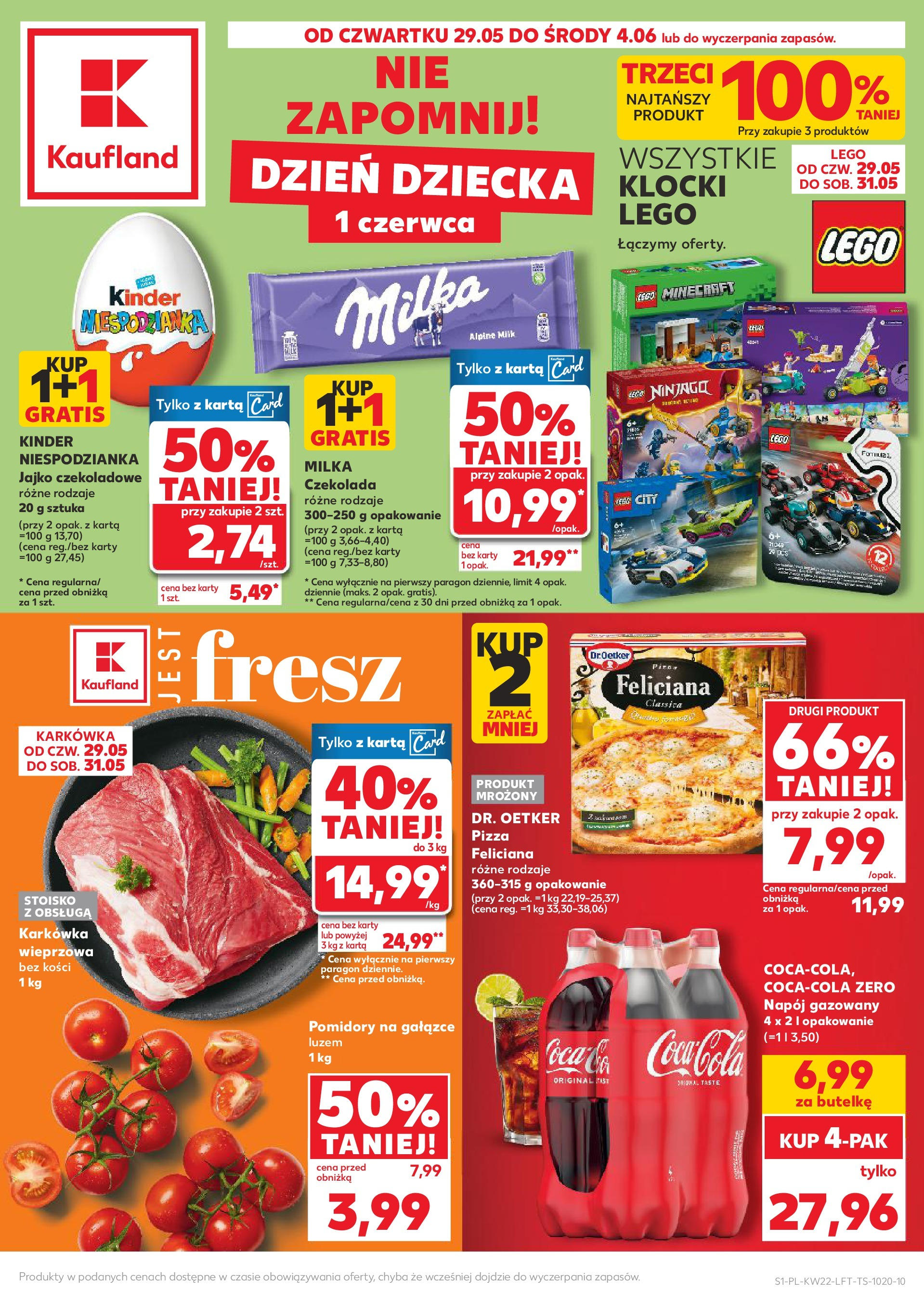 KAUFLAND gazetka promocyjna 29.05.2025 - Promocje - Numer strony 1