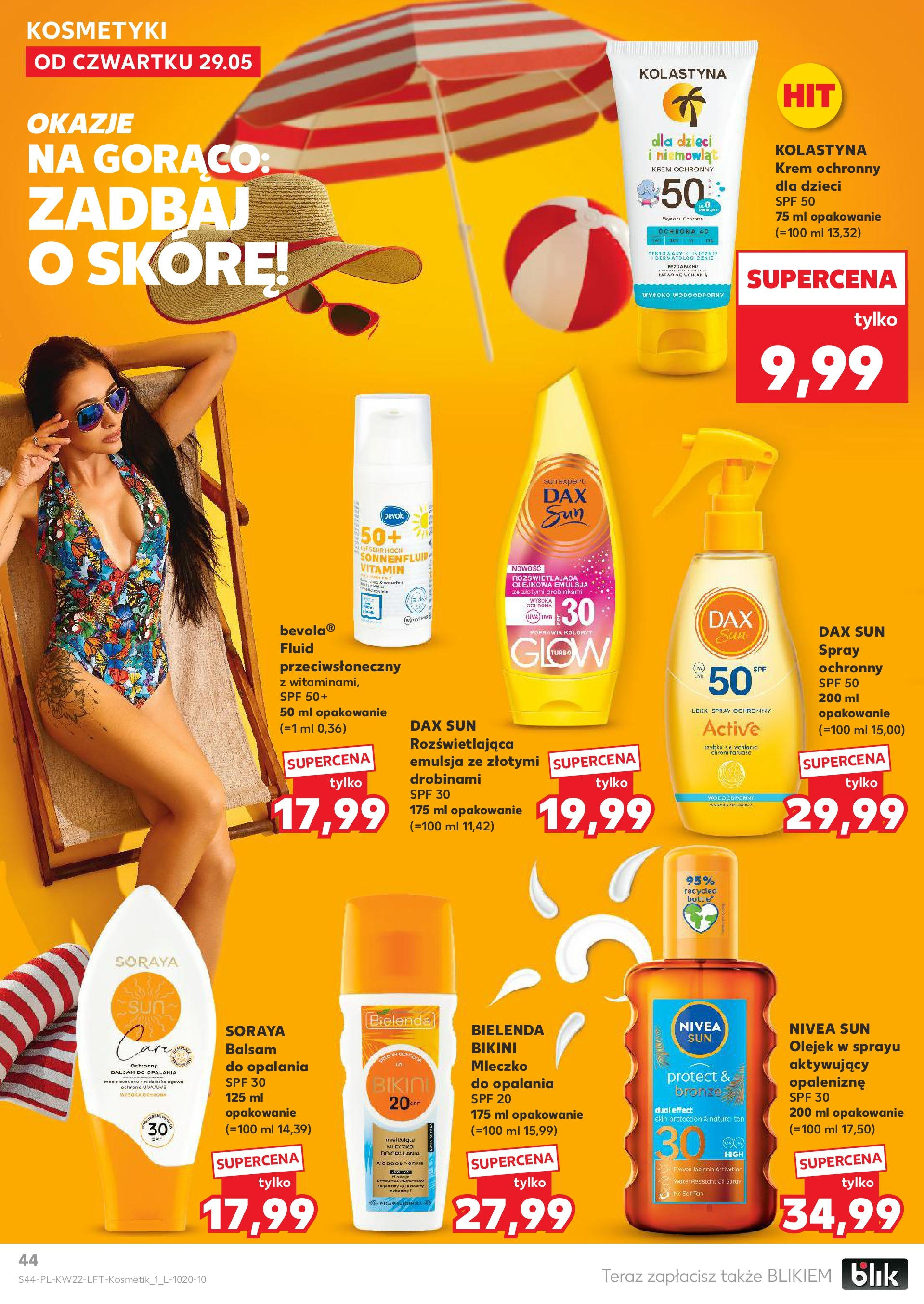 Kaufland gazetka od 29.05.2025 - od jutra PDF | Strona: 44 | Produkty: Kosmetyki, Krem