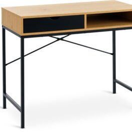 JYSK Birou TRAPPEDAL 48x95 stejar/negru