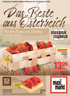 Vorschau von dem Prospekt - Maximarkt Das Beste aus Österreich - Vöcklabruck gültig ab 28.05.2025
