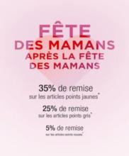Offre Fête des Mamans après la fête des Mamans