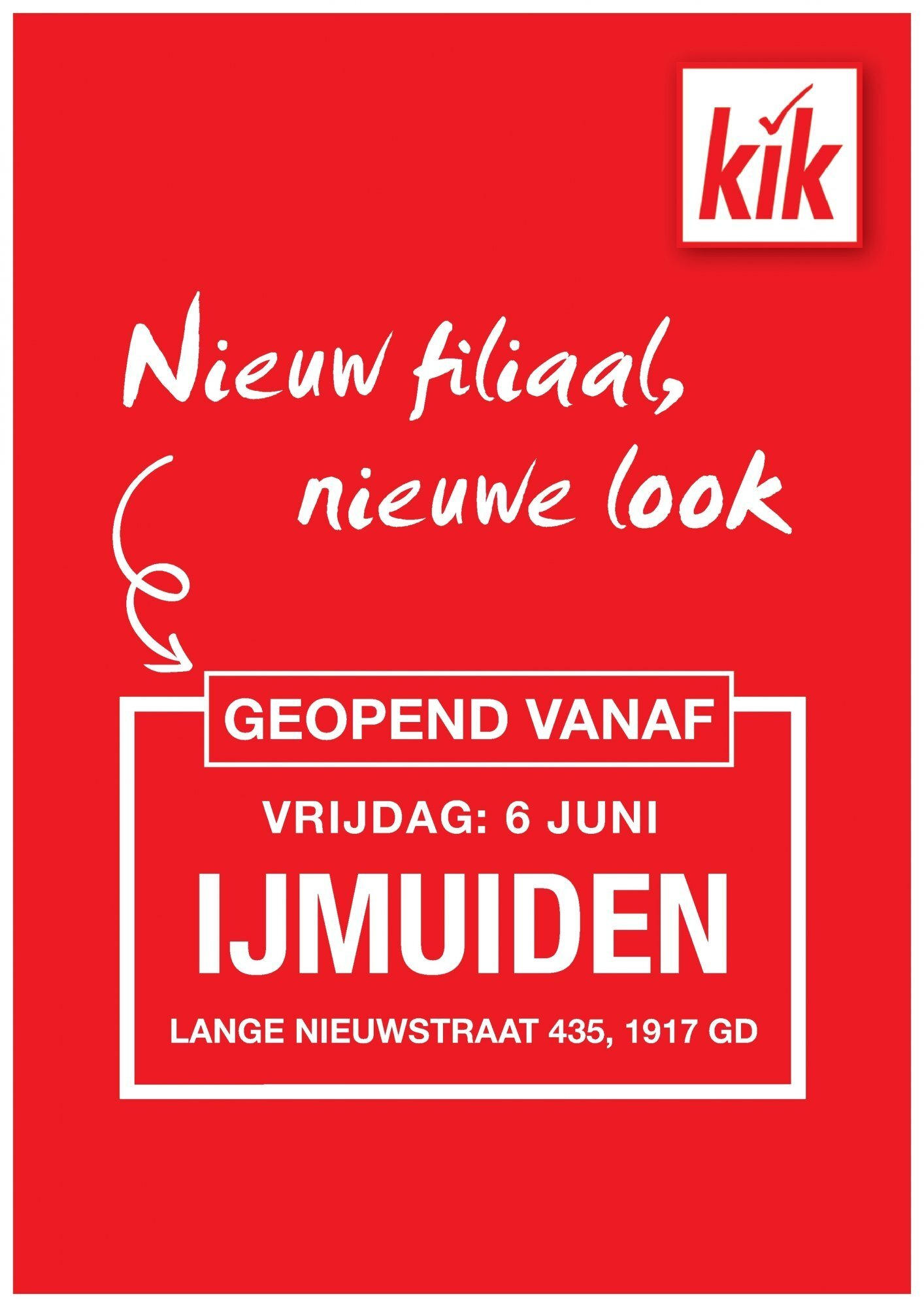 KiK shop Geopend folder Ijmuiden geldig vanaf 02-06-2025 - Paginanummer 1