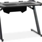 JYSK JYSK Birou gaming LINDHOLM cu LED negru