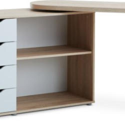 JYSK Birou LANGAGER 41-107x107-165 stejar deschis