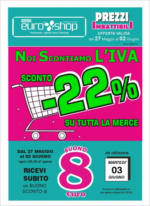 Euro Shop Sconto -22% - al 02.06.2025