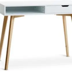 JYSK Birou TAMHOLT 50x100 alb/natur