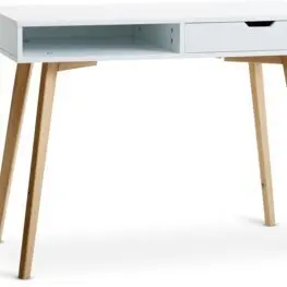 JYSK Birou TAMHOLT 50x100 alb/natur