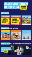 HOFER: Flugblatt