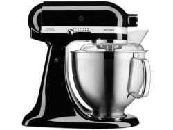 Kitchen Aid 5 KSM 185 PSEOB Artisan Küchenmaschine Onyx Schwarz (Rührschüsselkapazität: 4,8 l, 300 Watt)