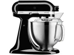 Kitchen Aid 5 KSM 185 PSEOB Artisan Küchenmaschine Onyx Schwarz (Rührschüsselkapazität: 4,8 l, 300 Watt)
