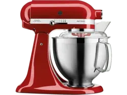 Kitchen Aid 5 KSM 185 PSeeR Artisan Küchenmaschine Empire Rot (Rührschüsselkapazität: 4,8 l, 300 Watt)